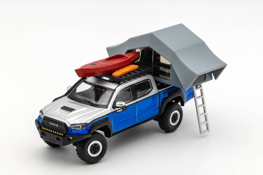 GCD 1/64 Toyota Tacoma N300 Offroad Version(239) - Blue Silver