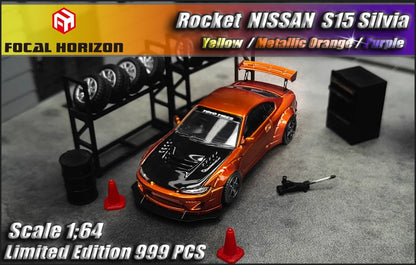 Focal Horizon 1/64 Pandem Rocket Bunny Silvia S15 HighWing