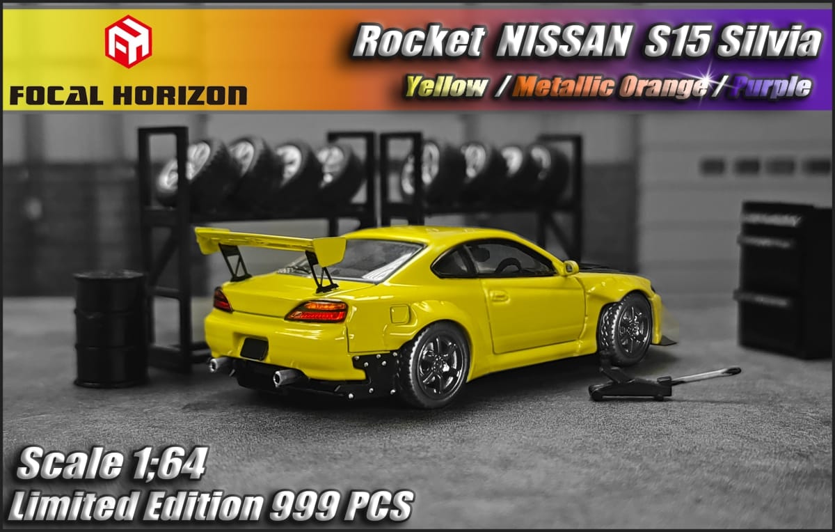 Focal Horizon 1/64 Pandem Rocket Bunny Silvia S15 HighWing