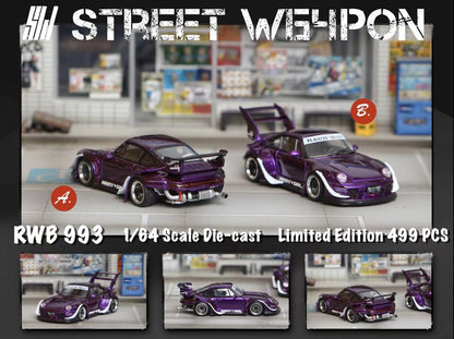 Street Weapon 1/64 RWB993 Flash Purple