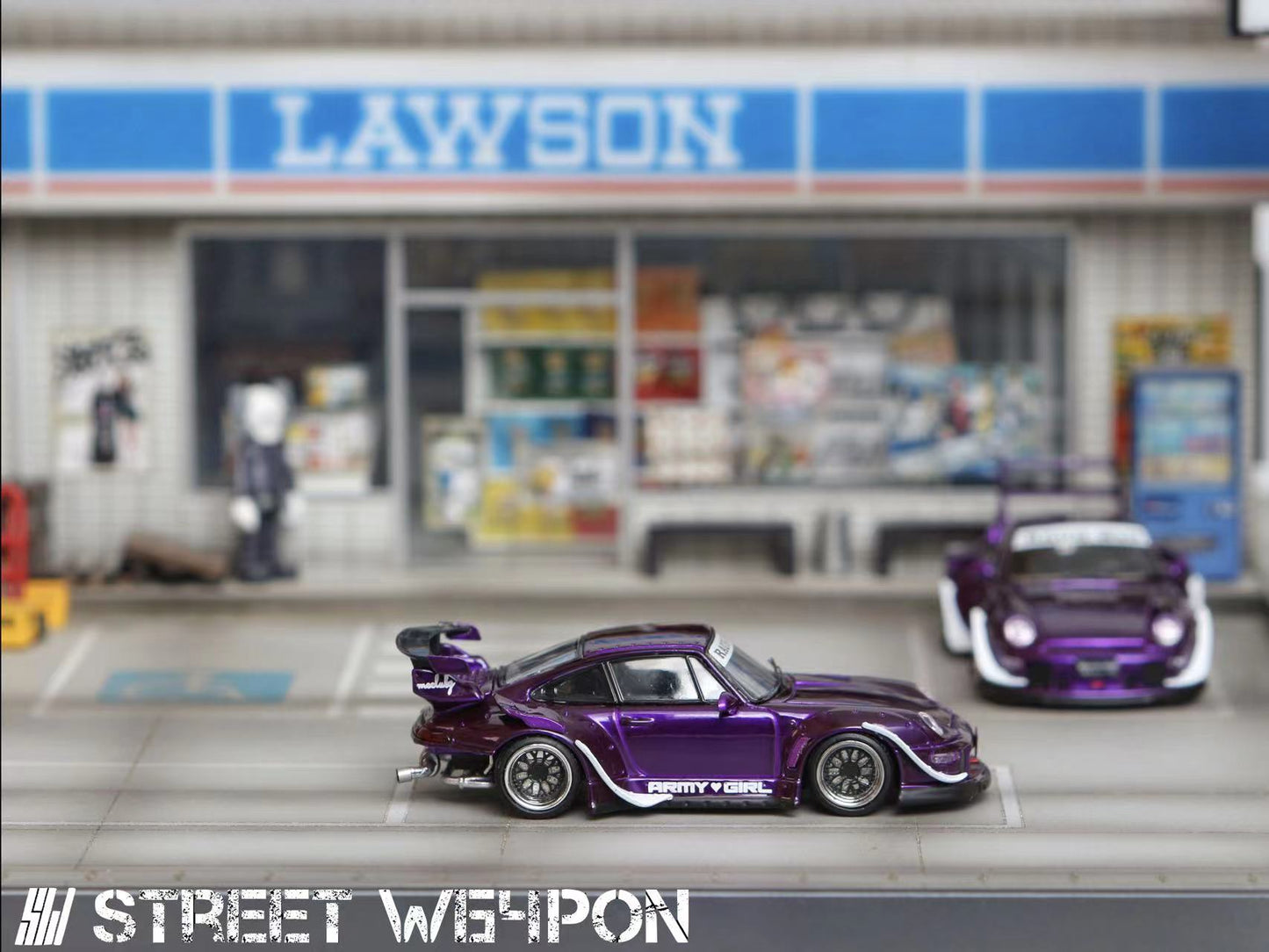 Street Weapon 1/64 RWB993 Flash Purple