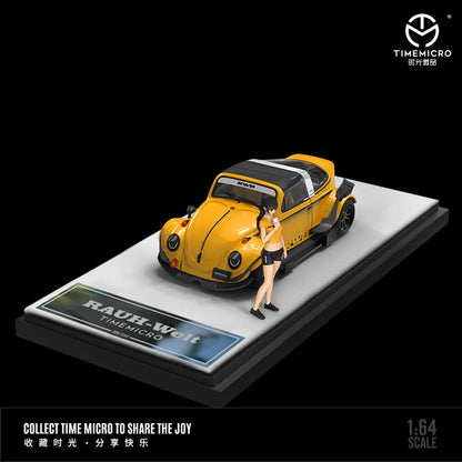 Time Micro 1/64 RWB Beetle Targa Yellow