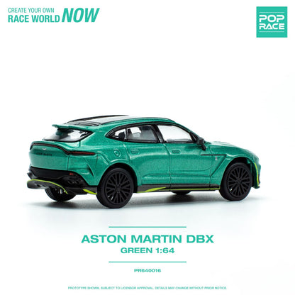 [ETA:  Dec 2023 ] Pop Race 1/64 ASTON  MARTIN DBX RACING GREEN