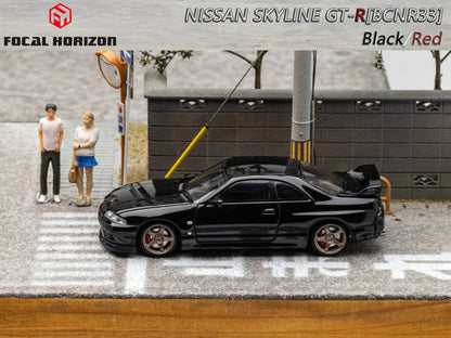 Focal Horizon 1/64 Skyline GT-R R33 (Open-Hood,Visible Engine)