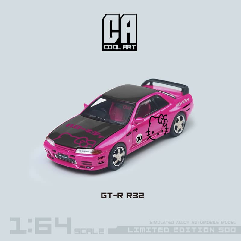 [ETA:  May 2024 ] Time Micro x Cool Art 1/64 Skyline GT-R R32  (Open-Hood, Visible Engine)