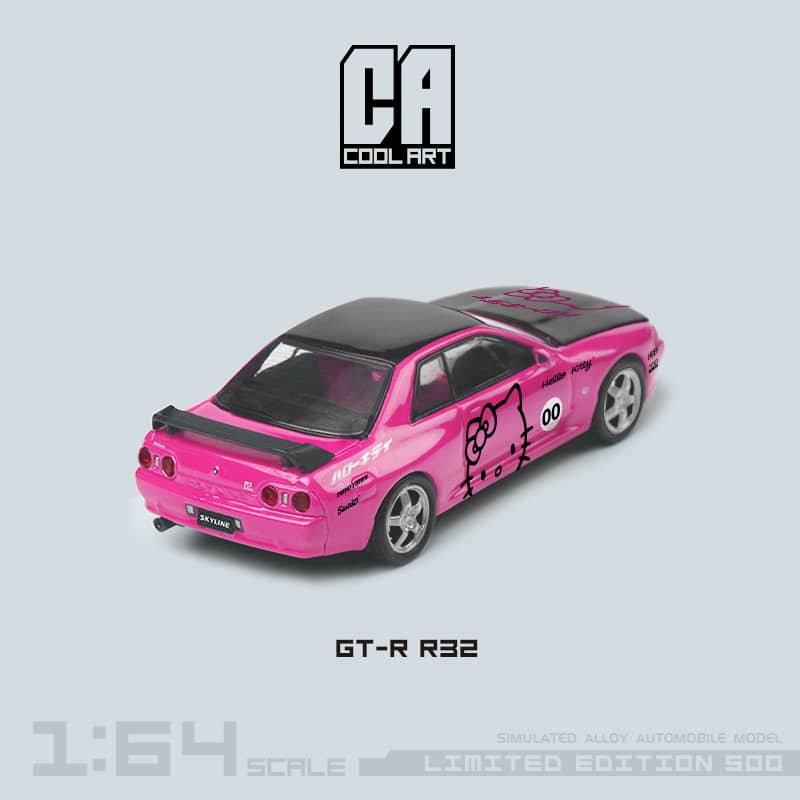 [ETA:  May 2024 ] Time Micro x Cool Art 1/64 Skyline GT-R R32  (Open-Hood, Visible Engine)