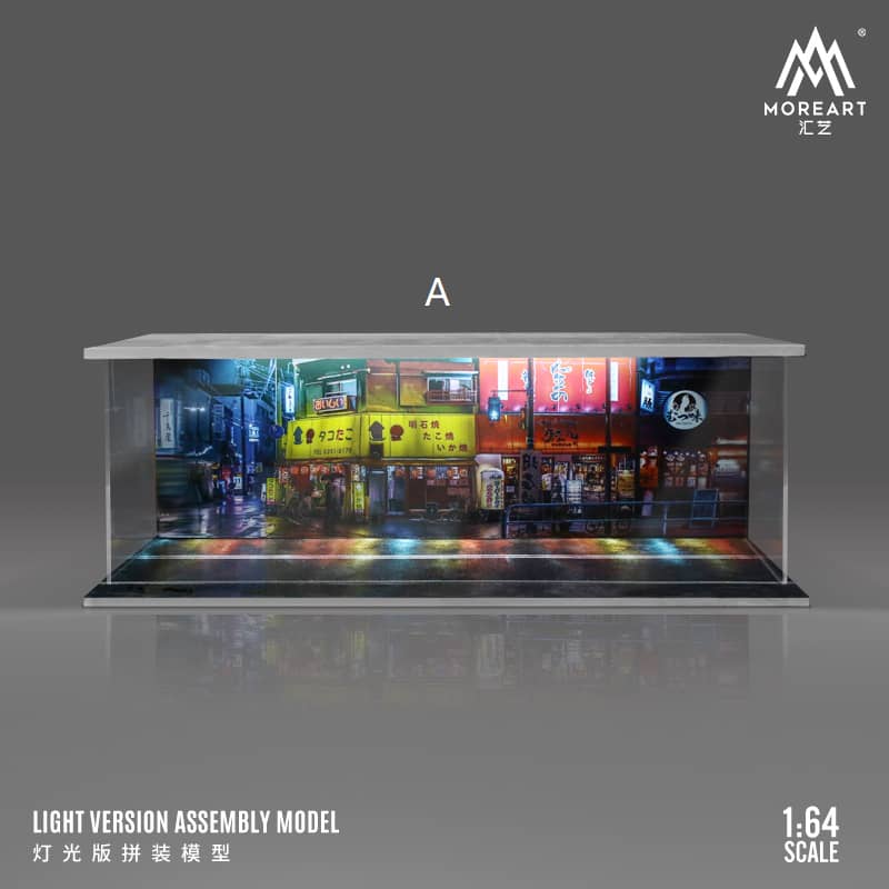 MoreArt 1/64 Assembly Diorama - City Theme with LED Light