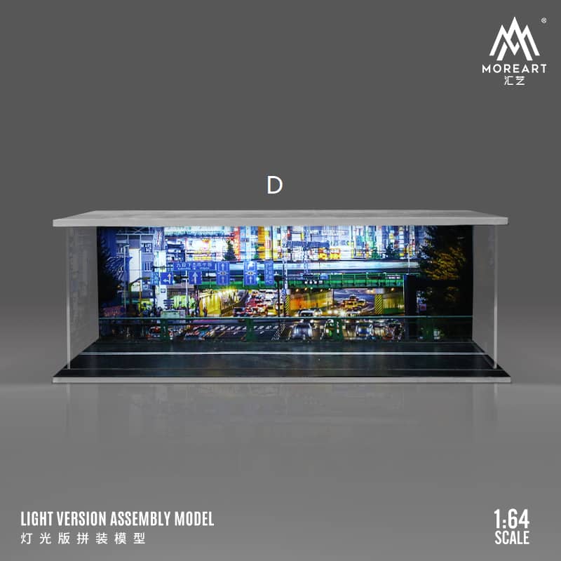 MoreArt 1/64 Assembly Diorama - City Theme with LED Light