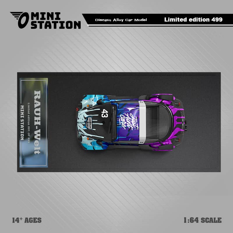 Time Micro x Mini Station 1/64 Hoonigan Monster 43# Livery Set