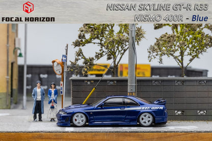 [ETA:  Apr 2024 ] Focal Horizon 1/64 Skyline R33 GT-R, Nismo 400R - 
Dark Blue (Open-Hood, Visible Engine)