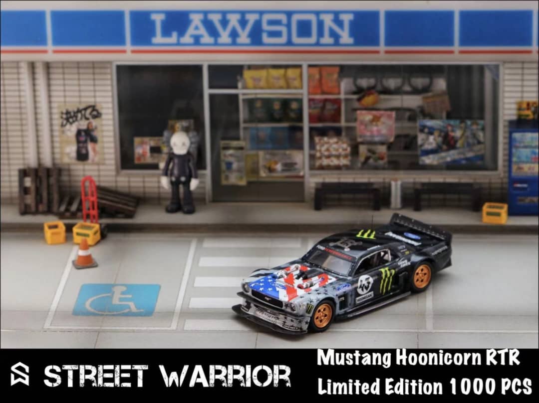 Street Weapon 1/64 Mustang Hoonicorn RTR, US Flag 43#