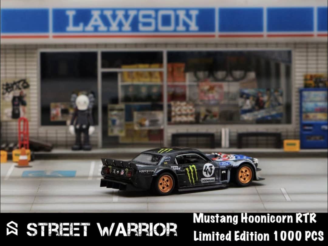 Street Weapon 1/64 Mustang Hoonicorn RTR, US Flag 43#