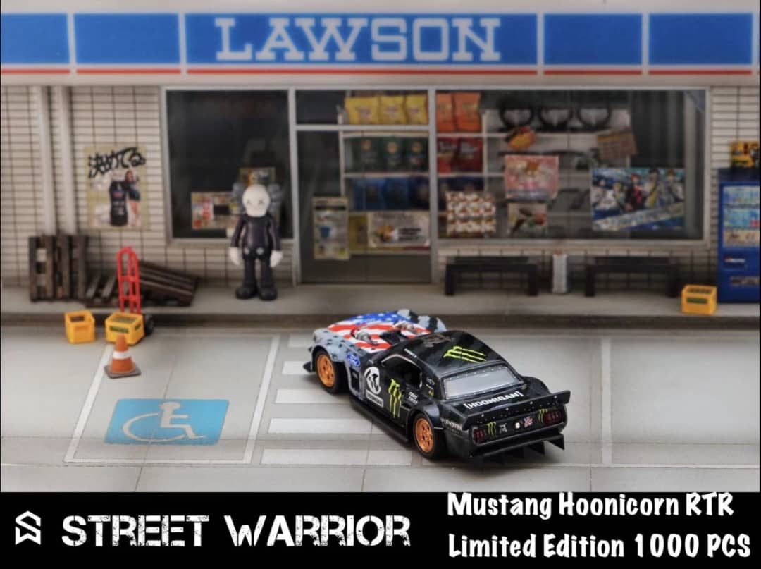 Street Weapon 1/64 Mustang Hoonicorn RTR, US Flag 43#