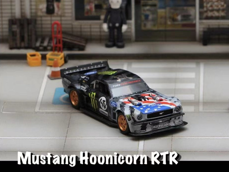 Street Weapon 1/64 Mustang Hoonicorn RTR, US Flag 43#