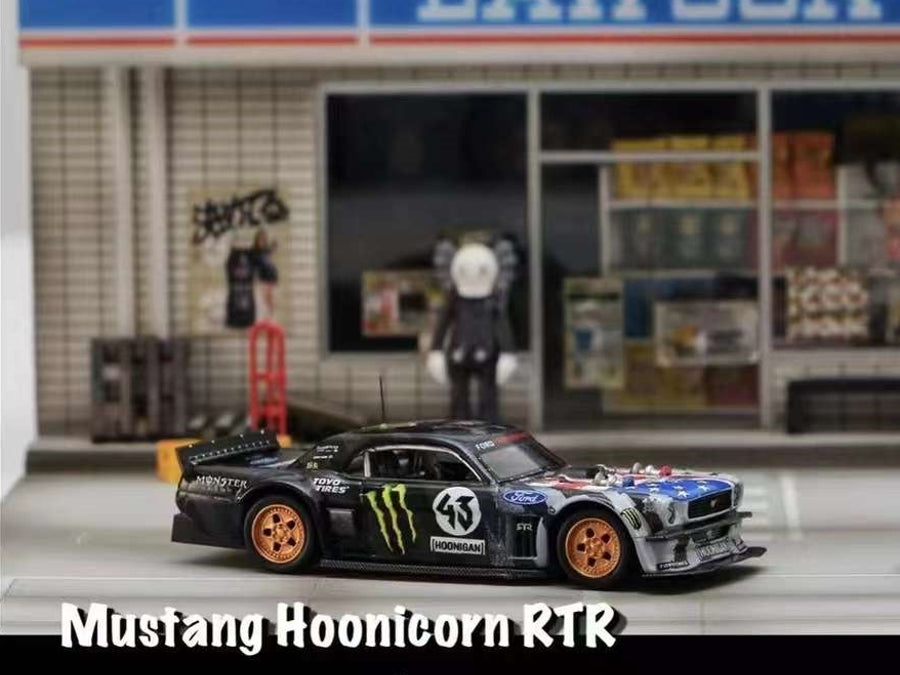 Street Weapon 1/64 Mustang Hoonicorn RTR, US Flag 43#