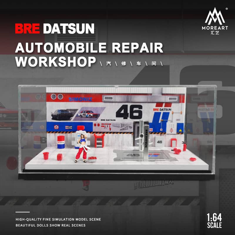 [ETA:  Jun 2024 ] MoreArt 1/64 One-Piece Diorama Auto Repair Shop - BRE 46#