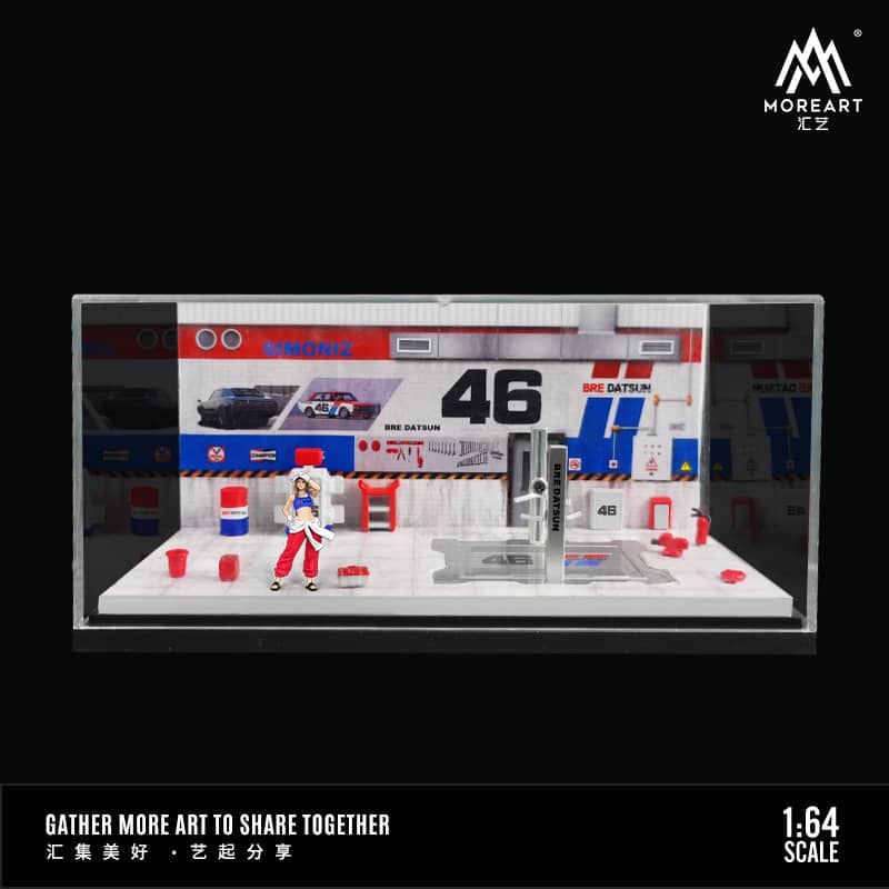 [ETA:  Jun 2024 ] MoreArt 1/64 One-Piece Diorama Auto Repair Shop - BRE 46#
