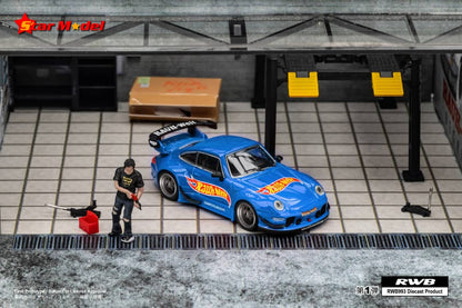 [ETA:  May 2024 ] Star Model 1/64 RWB993 GT Wing Blue Rauh