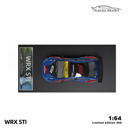 Time Micro x Aurora 1/64 WRX STI VA Version 2014 NBR Blue-Black 2023 Livery