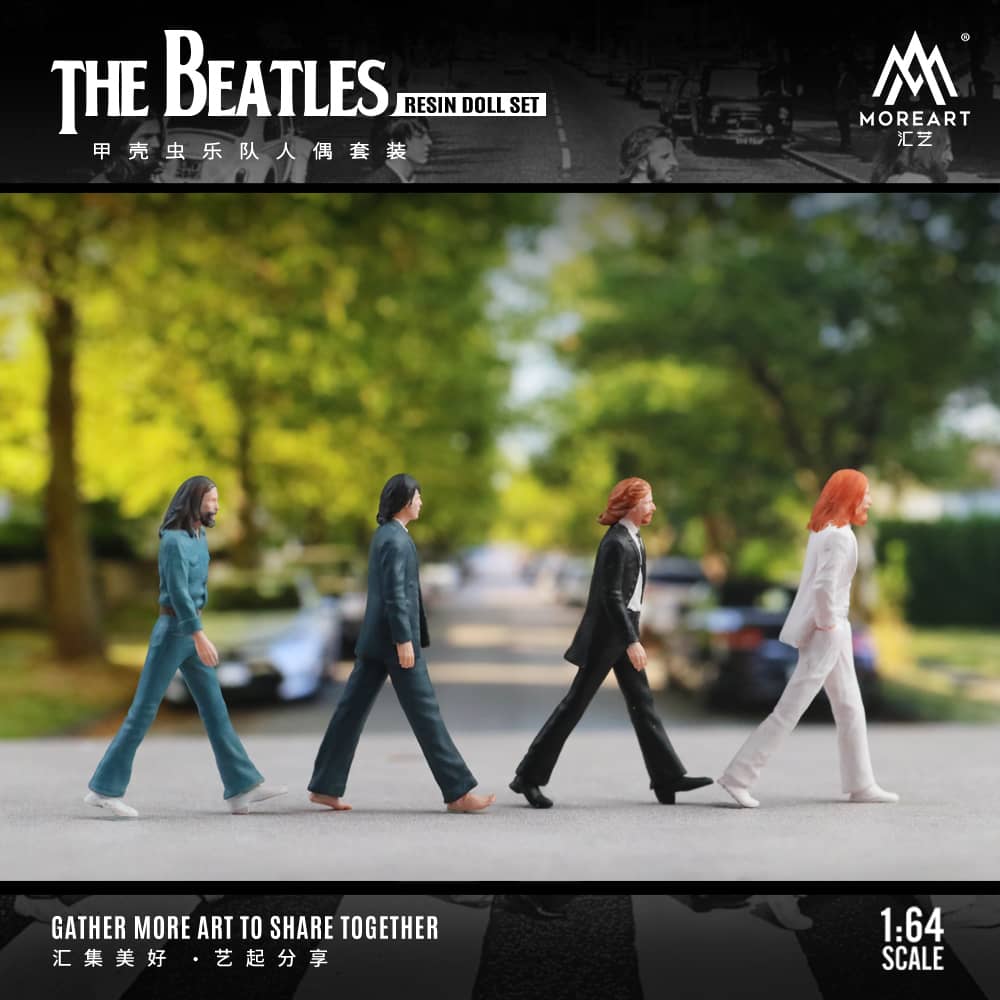 MoreArt 1/64 The Beatles Figure Set(MO222010)
Set Of 4 Figures