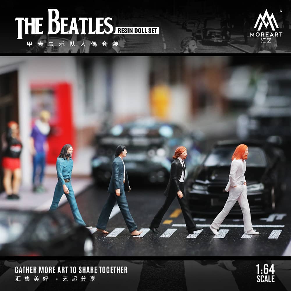 MoreArt 1/64 The Beatles Figure Set(MO222010)
Set Of 4 Figures