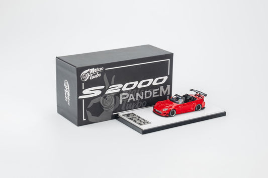 MicroTurbo 1/64 S2000 AP1 Pandem Rocket Bunny Modified (Open-Hood丨Detachable Engine丨Magnet Spoiler)