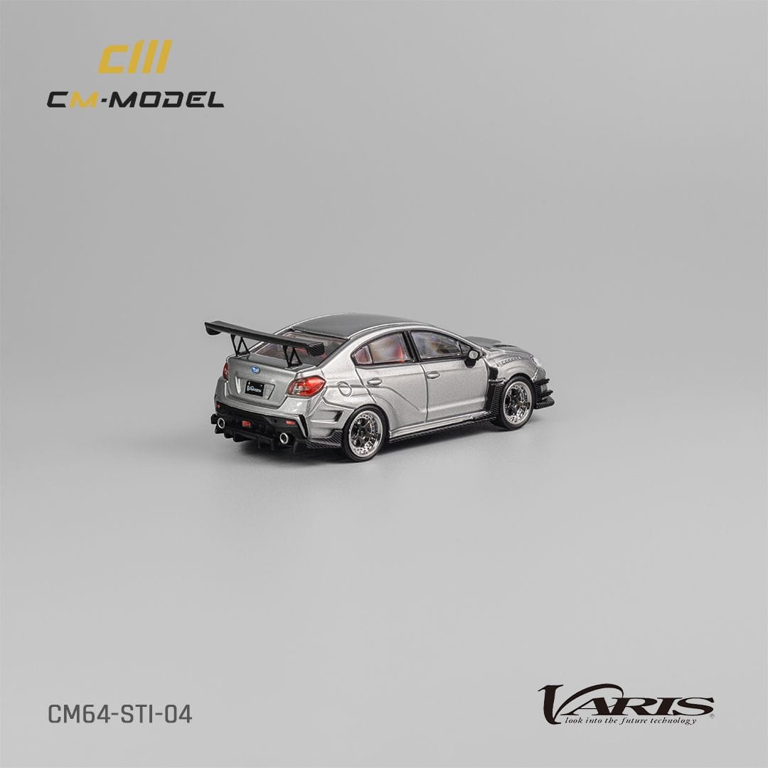 CM Model 1/64 Subaru WRX VAB Varis Modified Silver - STI