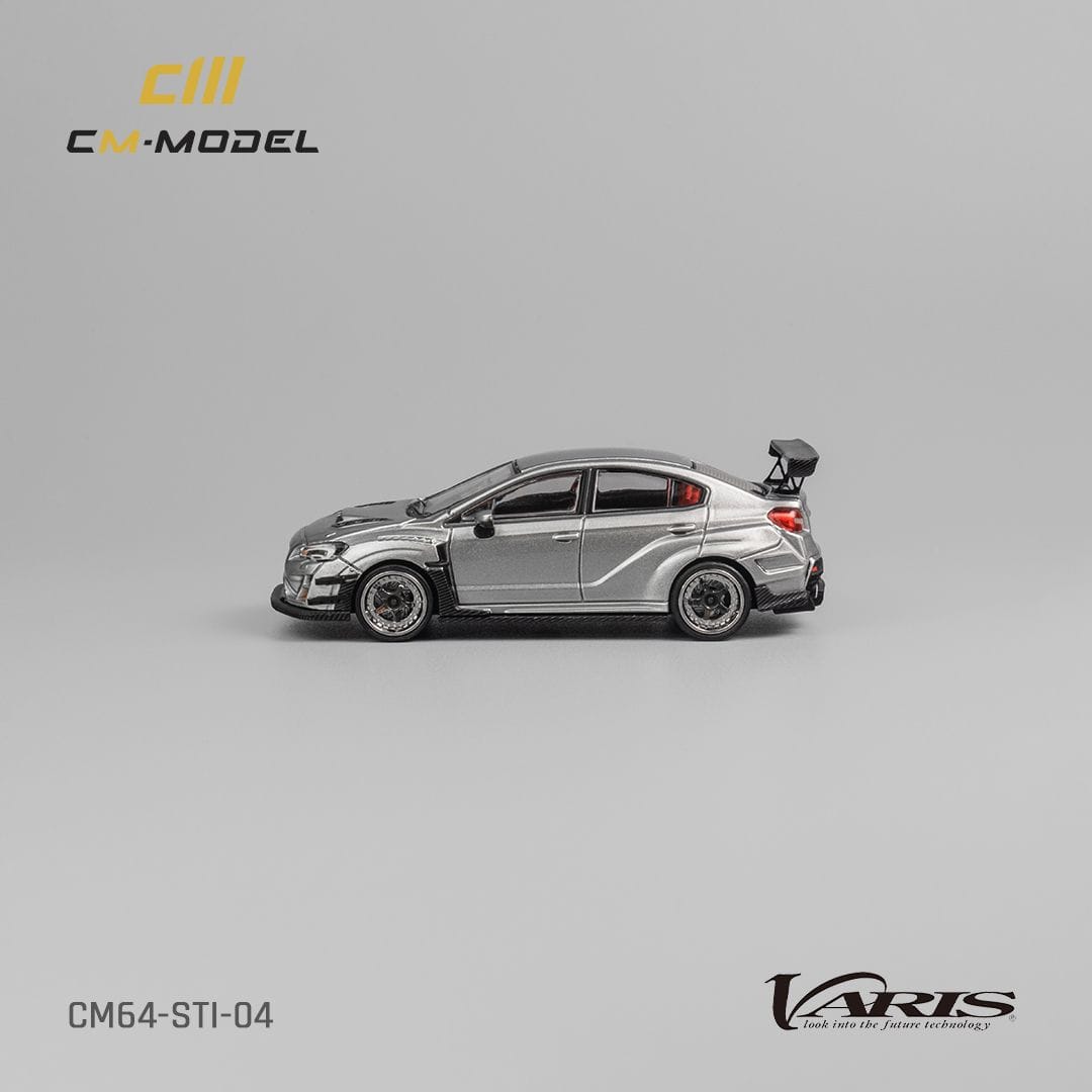 CM Model 1/64 Subaru WRX VAB Varis Modified Silver - STI