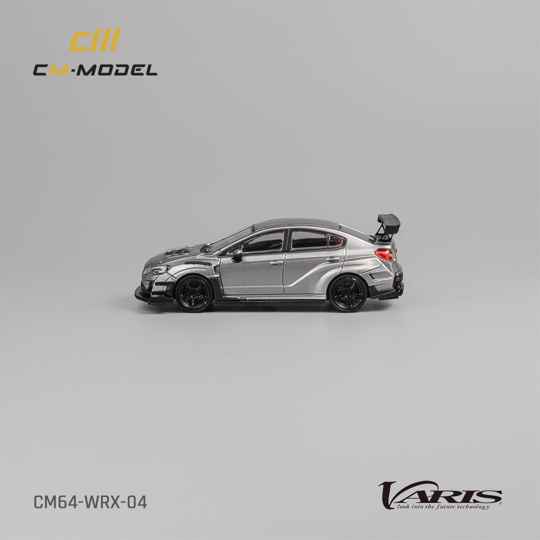 ETA: Aug 2024 ] CM Model 1/64 Subaru WRX VAB Varis Modified Silver 