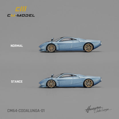 CM Model 1/64 Pagani Huayra Codalunga - Blue