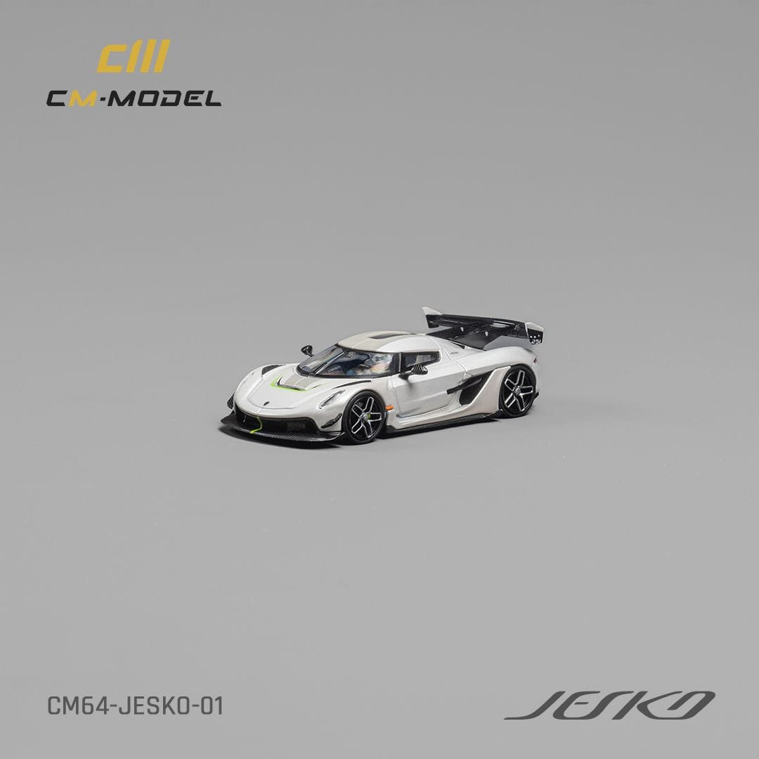 CM Model 1/64 Koenigsegg Jesko Attack - Pearl White