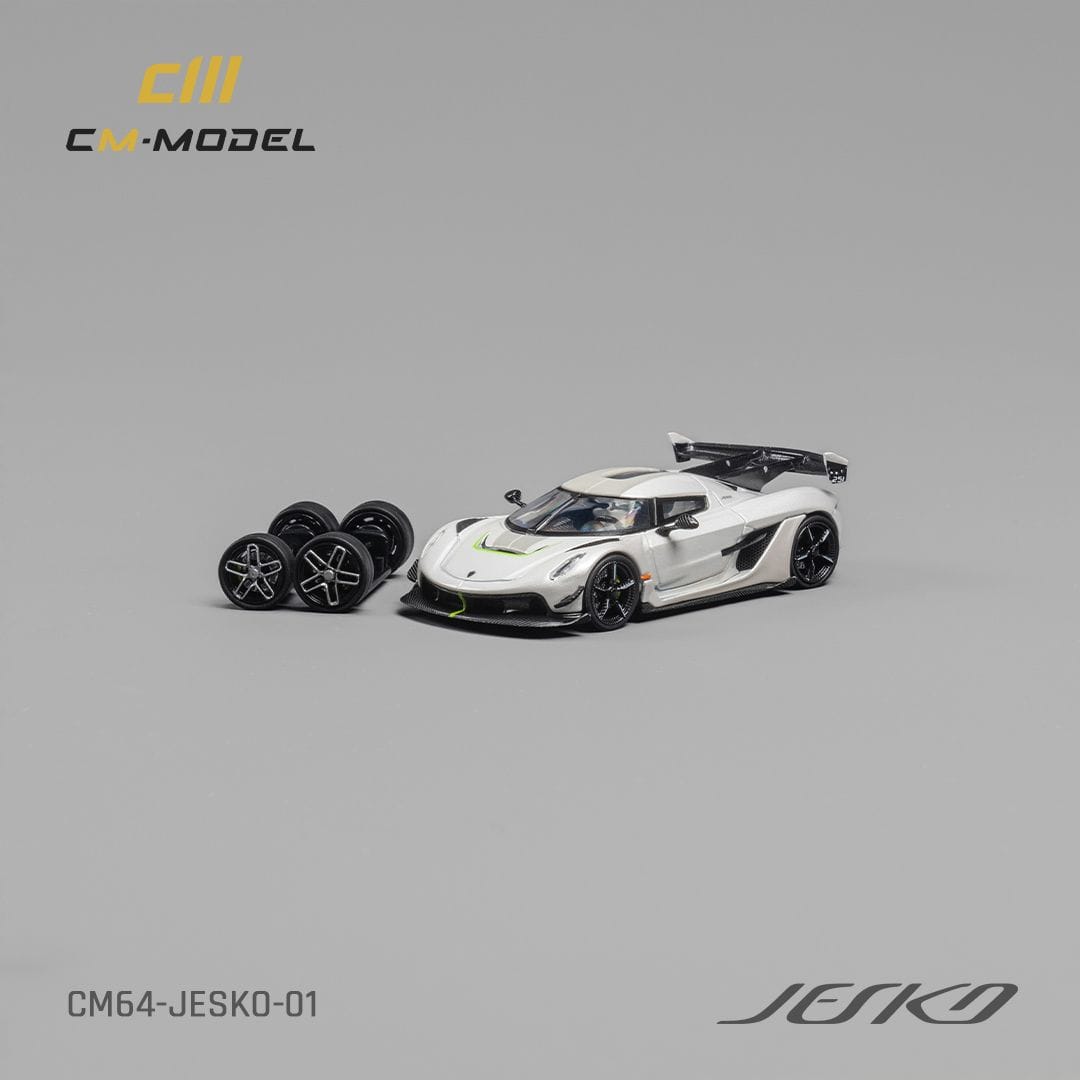 CM Model 1/64 Koenigsegg Jesko Attack - Pearl White