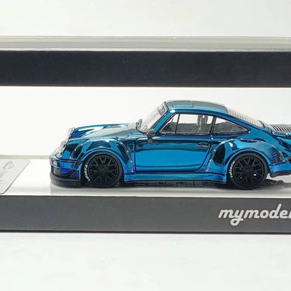 Model Collect 1/64 RWB930 GT Wing - Chrome Blue