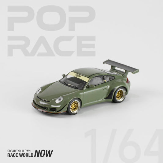 Pop Race 1/64 RWB 997 DARK GREEN