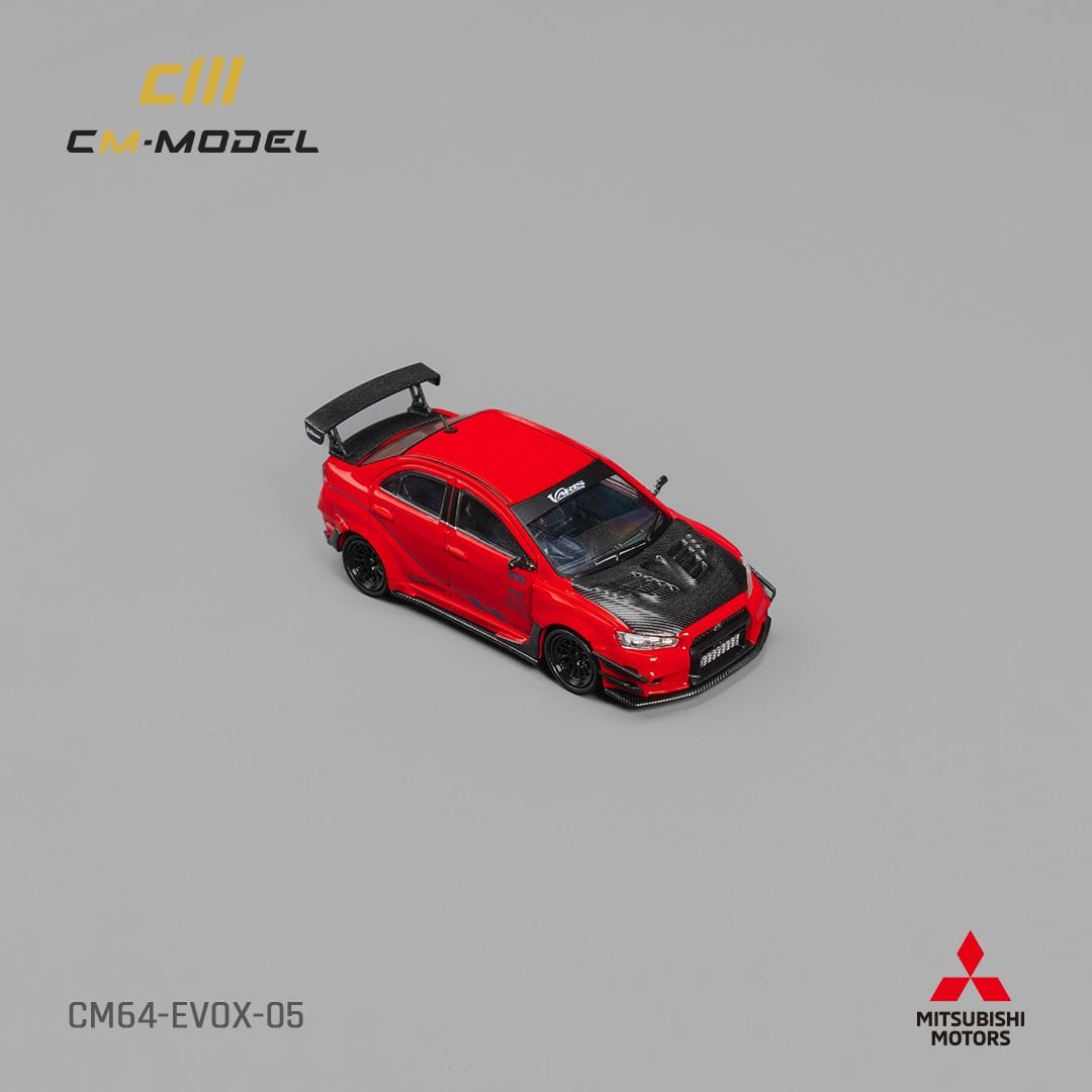 [ETA:  Sep 2024 ] CM Model 1/64 Mitsubishi Varis EVO X - Red