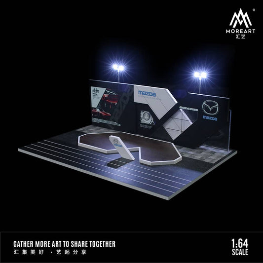 [ETA:  Aug 2024 ] MoreArt 1/64 Auto Show Diorama with LED Light Mazda Livery(MO925203)