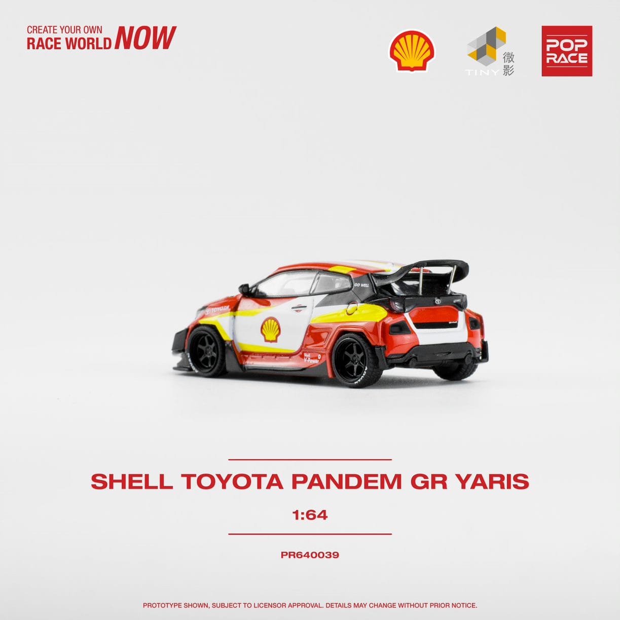 Pop Race 1/64 Toyota GR Yaris Pandem Rocket Bunny Modified Shell