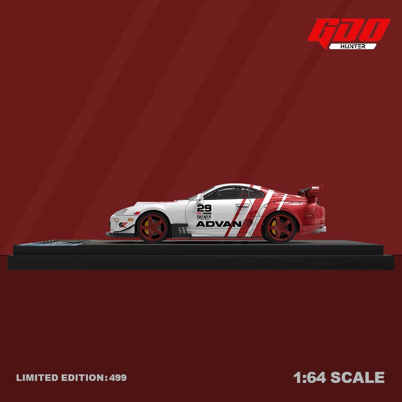 GDO Hunter x Time Micro 1/64 Supra A80  TRD Advan 29# Livery