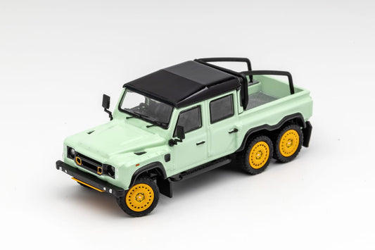 GCD 1/64 Defender 110 PickUp 6x6 KAHN Modified - L:ight Green