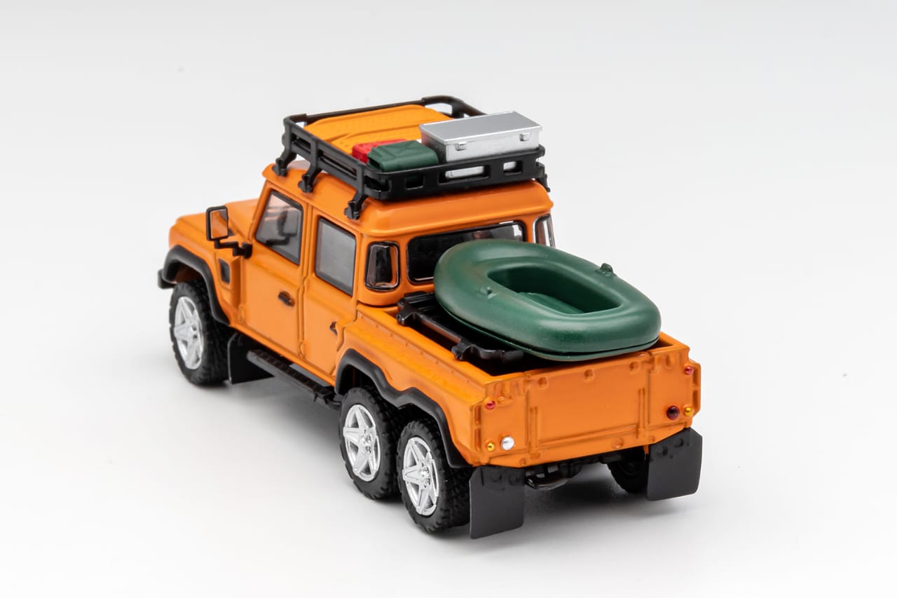 GCD 1/64 Defender 110 PickUp 6x6 KAHN Modified - Orange