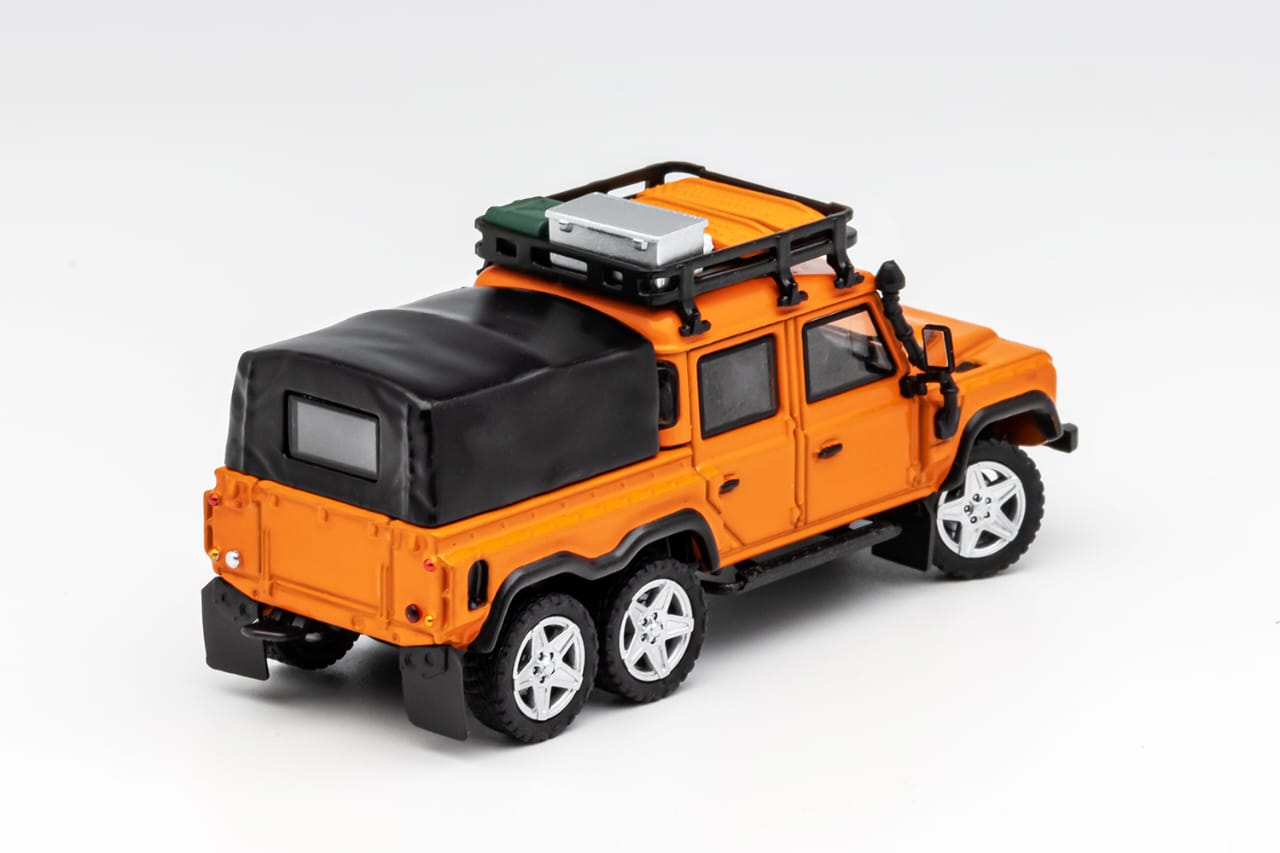 GCD 1/64 Defender 110 PickUp 6x6 KAHN Modified - Orange