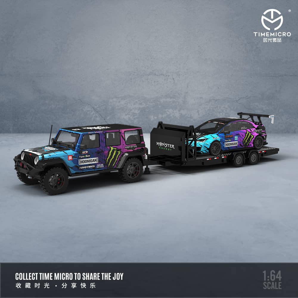 Time Micro 1/64 Blue Purple Monster Livery