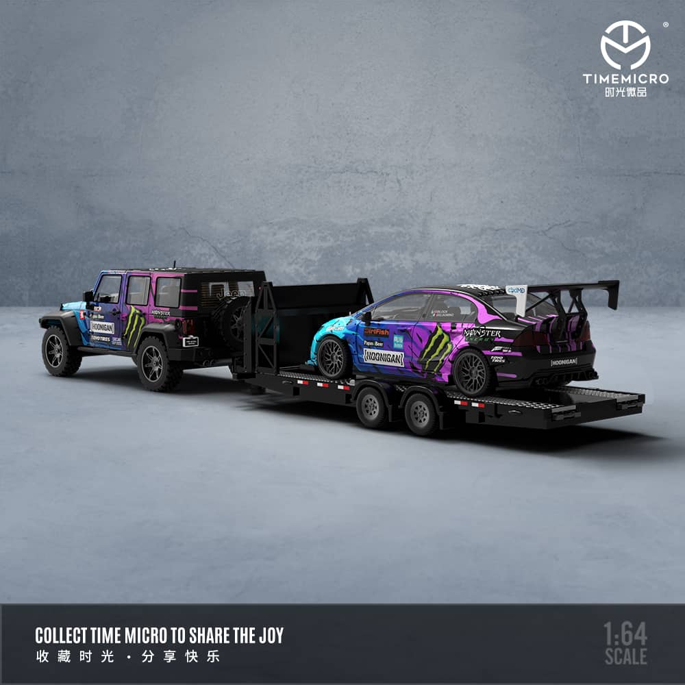 Time Micro 1/64 Blue Purple Monster Livery