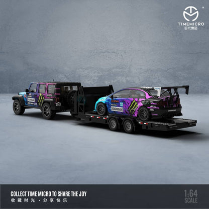 Time Micro 1/64 Blue Purple Monster Livery