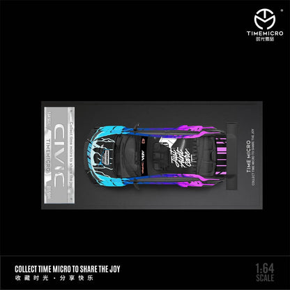 Time Micro 1/64 Blue Purple Monster Livery