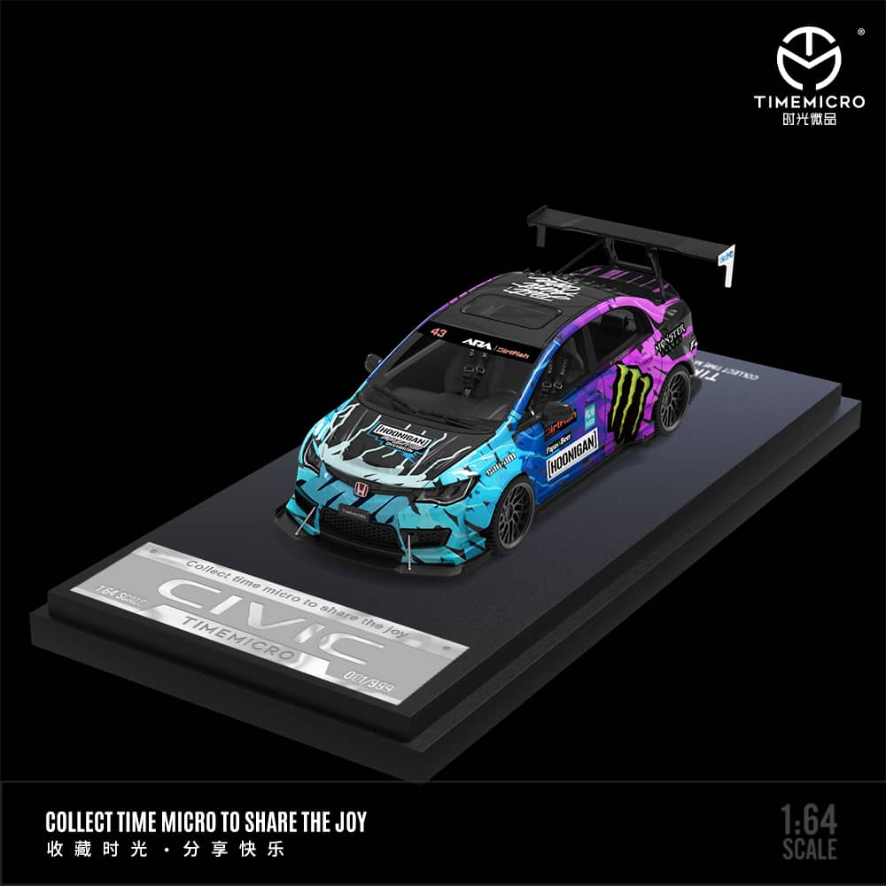 Time Micro 1/64 Blue Purple Monster Livery
