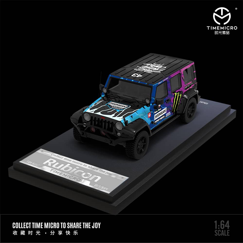 Time Micro 1/64 Blue Purple Monster Livery