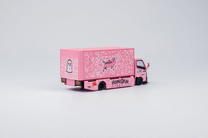 MicroTurbo 1/64 Custom Gull Wing Truck - Hoonipigasus Pink