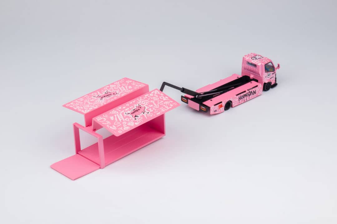 MicroTurbo 1/64 Custom Gull Wing Truck - Hoonipigasus Pink