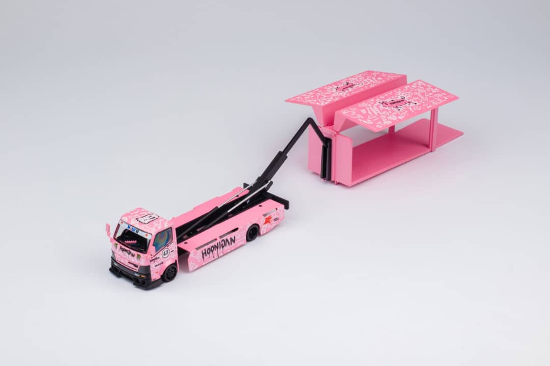 MicroTurbo 1/64 Custom Gull Wing Truck - Hoonipigasus Pink